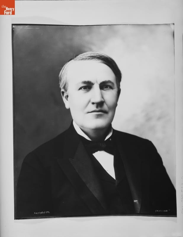 Bust Portrait of Thomas A. Edison, 1896