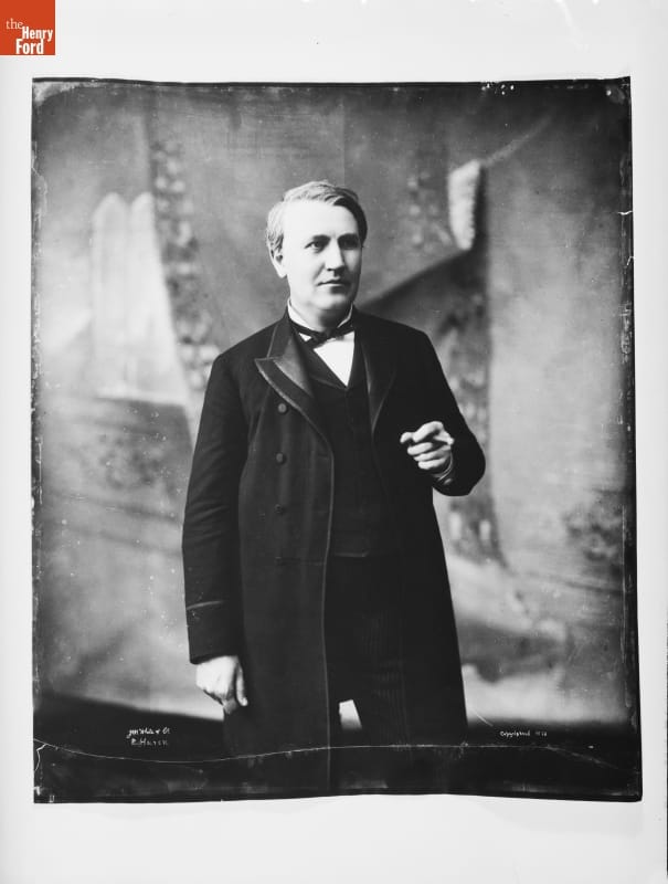 Three-Quarter Standing Portrait of Thomas A. Edison, 1892