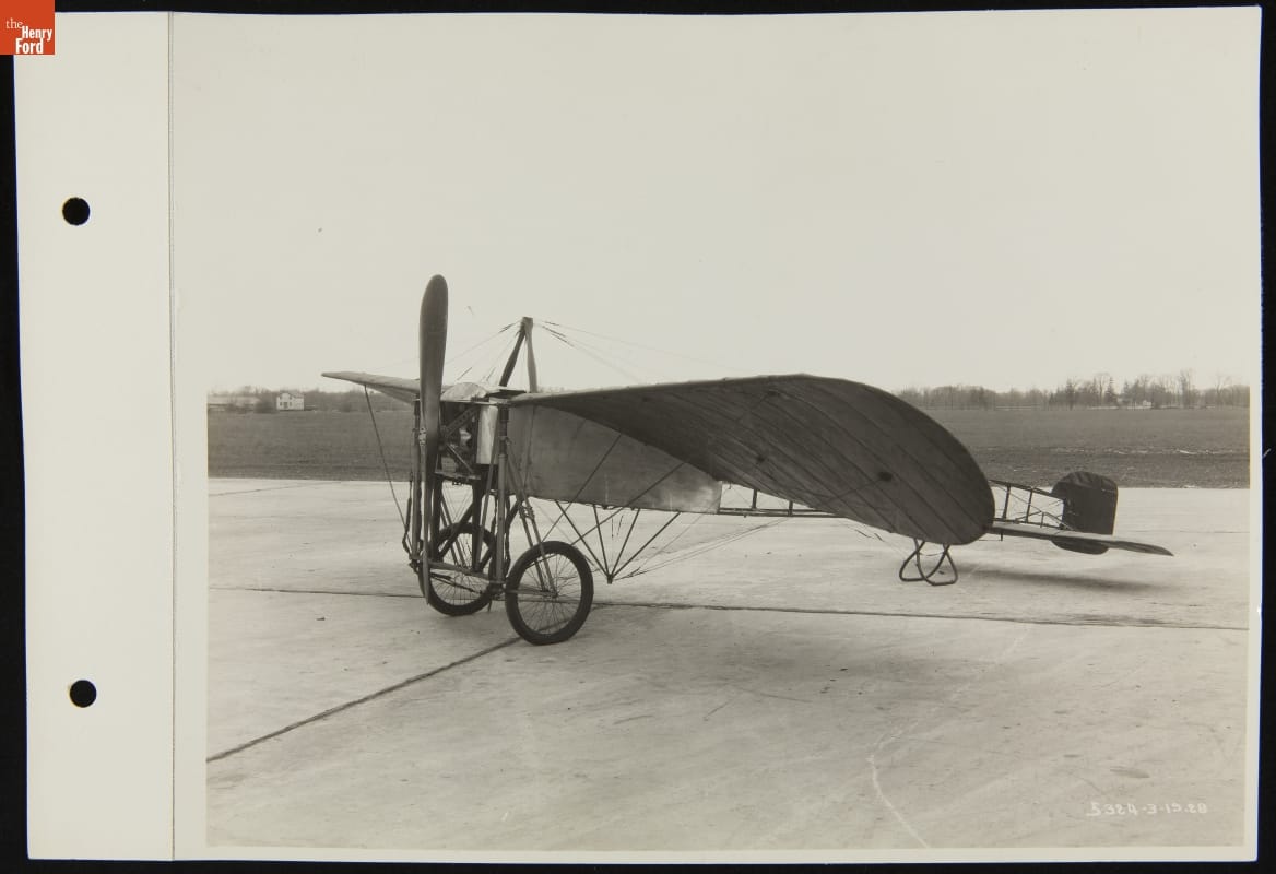 1909 Bleriot XI Monoplane Later Acquired by The Henry Ford, March 1928