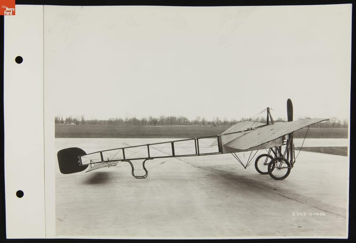 1909 Bleriot XI Monoplane Later Acquired by The Henry Ford, March 1928