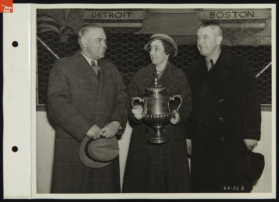 Holzbaugh Ford Hockey Team, Olympia Arena, Detroit, Michigan, April 14, 1937