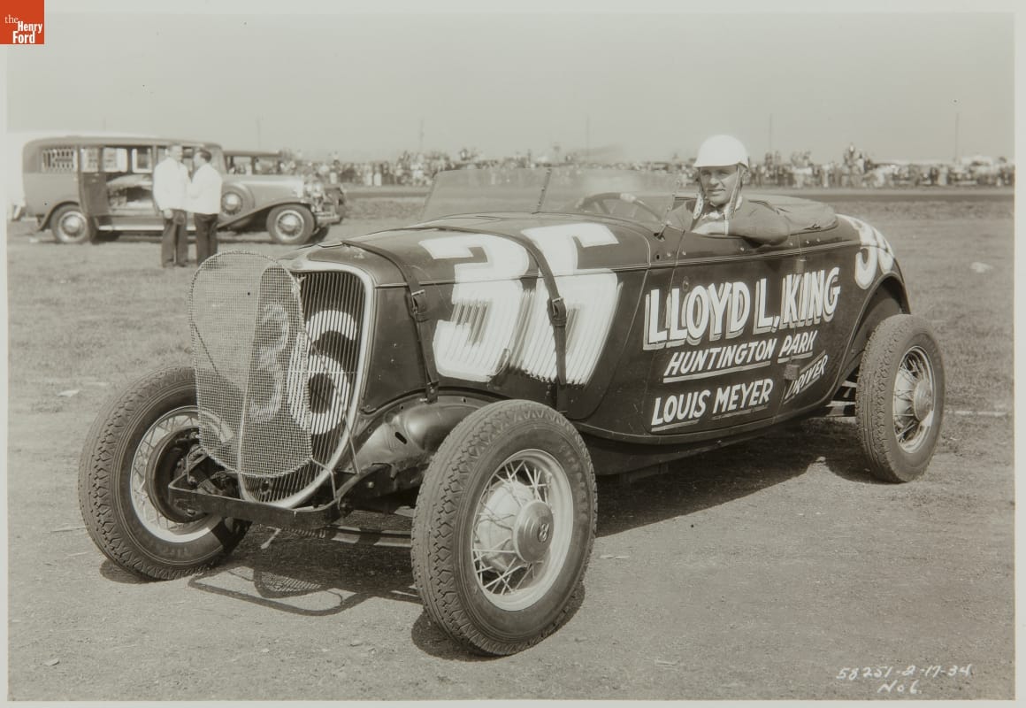 Louis Meyer Driving for Lloyd L. King of Huntington Park, Los Angeles Road Races, February 1934