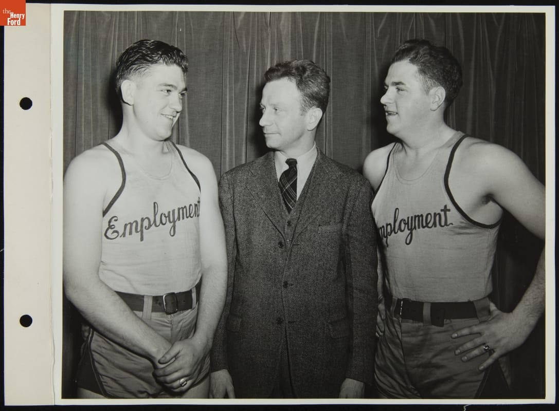 Ford Employment Basketball Team Members, December 1942