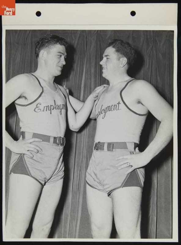 Ford Employment Basketball Team Members, December 1942
