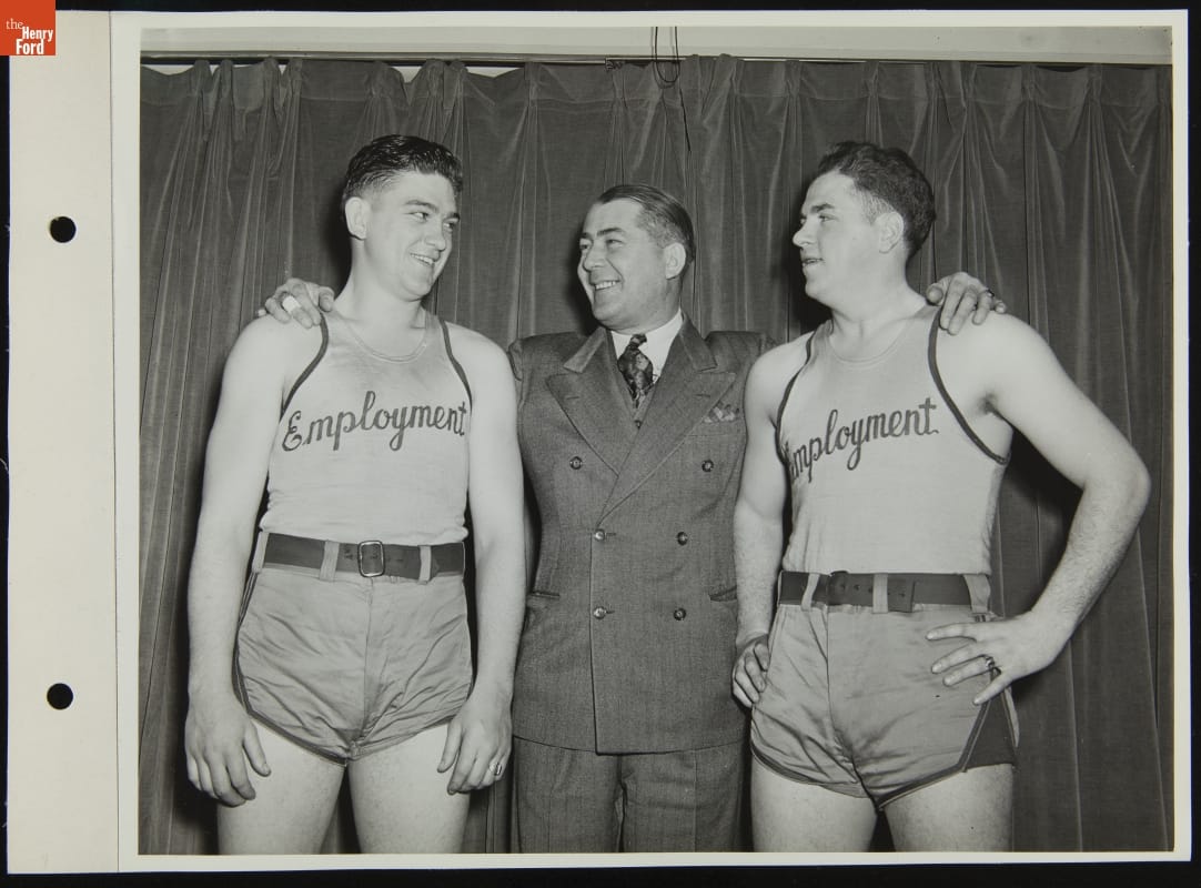 Ford Employment Basketball Team Members, December 1942