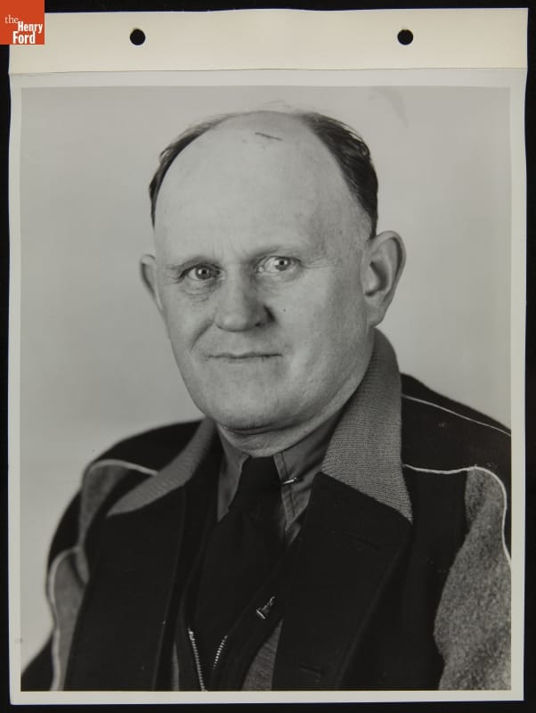 Ford Employee and Former Detroit Tigers Baseball Player Frank Fuller, August 1944