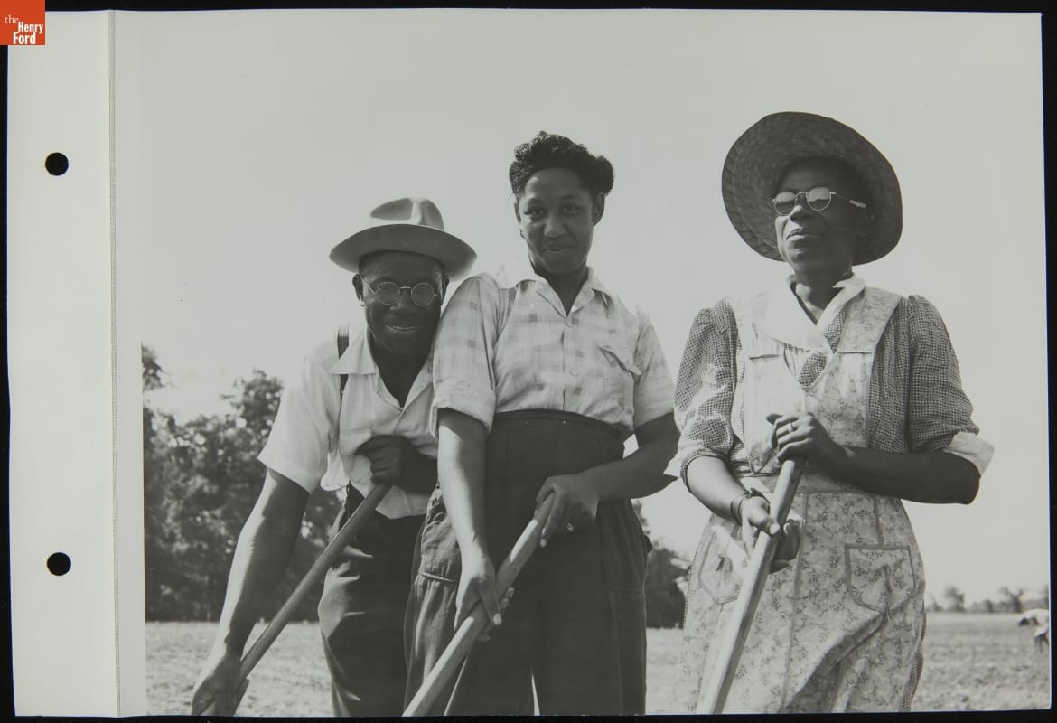 Ford Employees Tending Their Victory Garden, June 1944