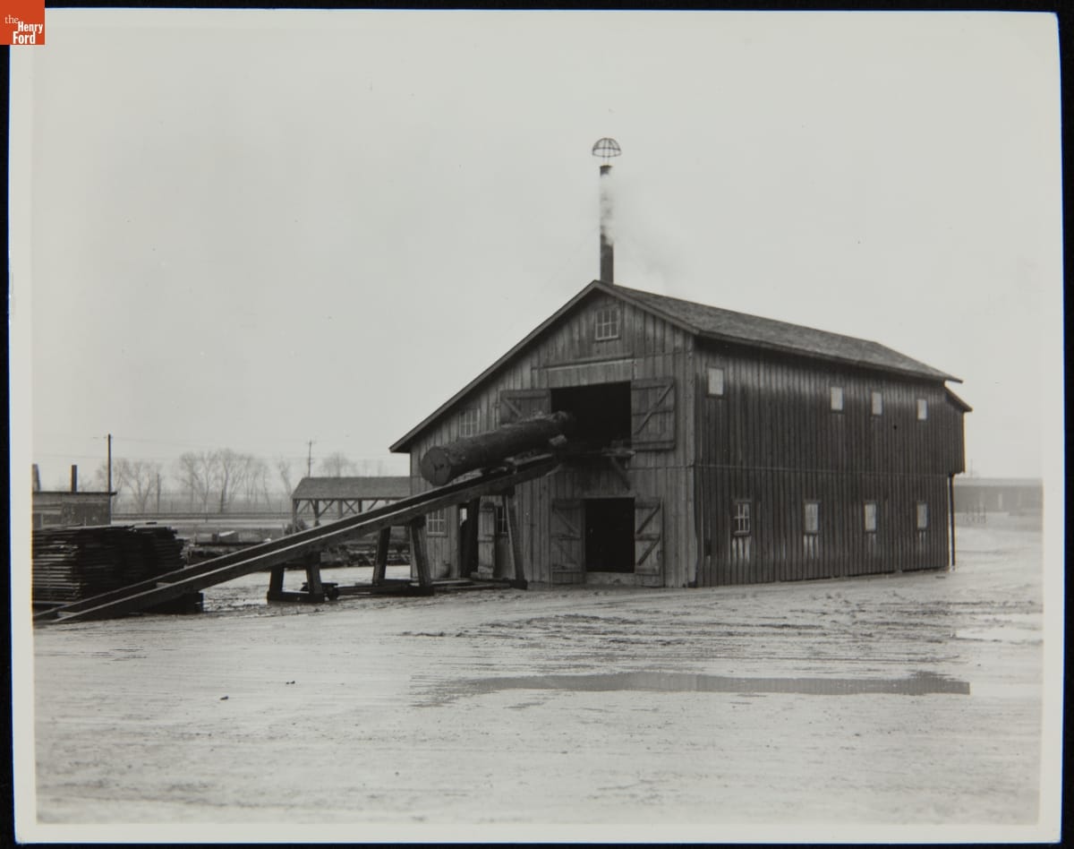 Tripp Sawmill in Greenfield Village, 1932-1940