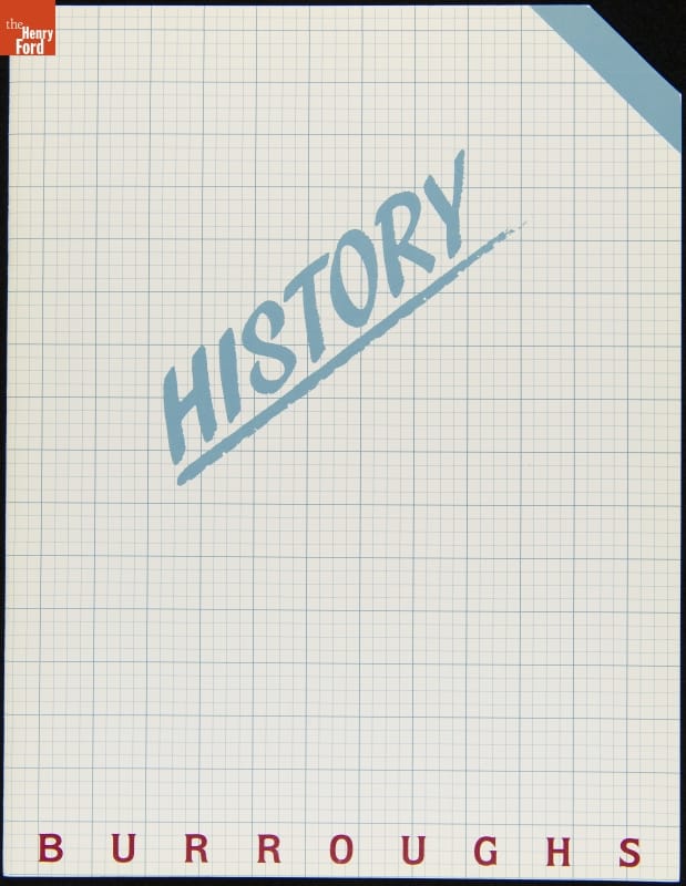 "History," Burroughs Corporation, circa 1982