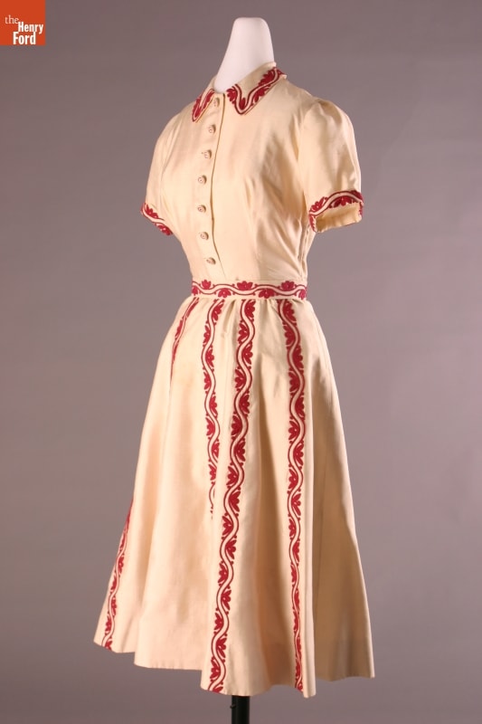 Dress, Worn by Elizabeth Parke Firestone, 1949