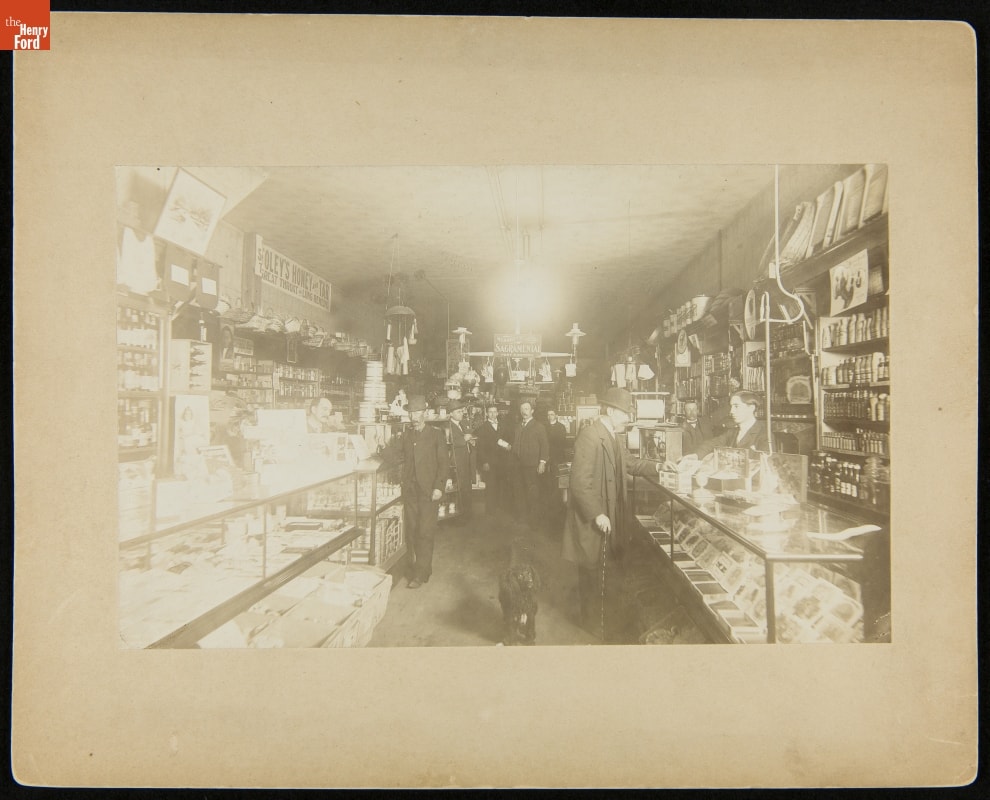 Interior of a General Store, circa 1885