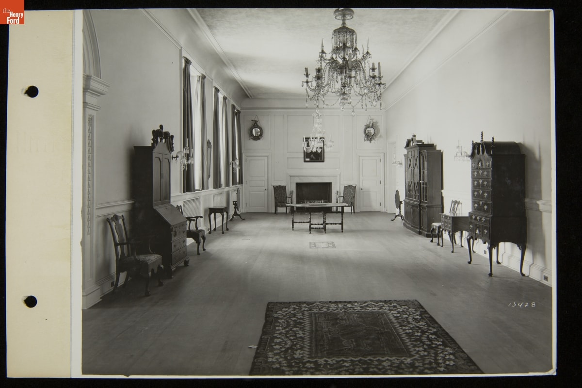 Furniture and Decorative Arts Displays, Second Floor of the Henry Ford Museum Entrance Building, 1935