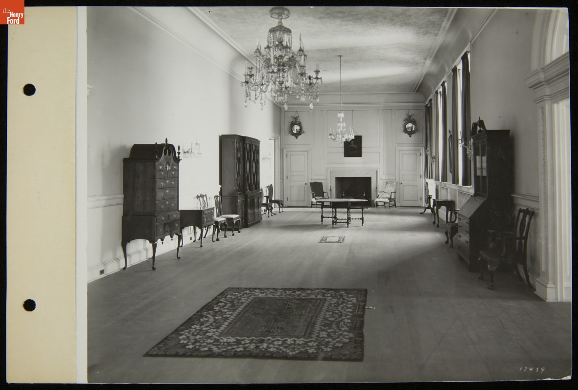 Furniture and Decorative Arts Displays, Second Floor of the Henry Ford Museum Entrance Building, 1935