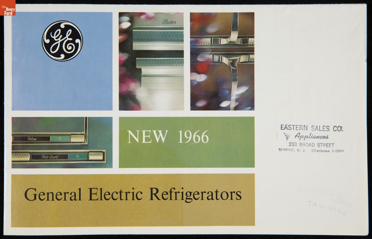 General Electric Company Sales Brochure, "New 1966 General Electric Refrigerators"
