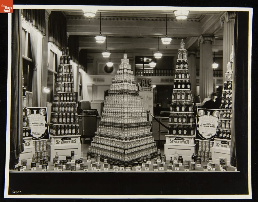 Window Display at the Pittsburgh Jubilee in Celebration of 175 years of Trade West of the Allegheny Mountains, Pittsburgh, Pennsylvania, circa 1930