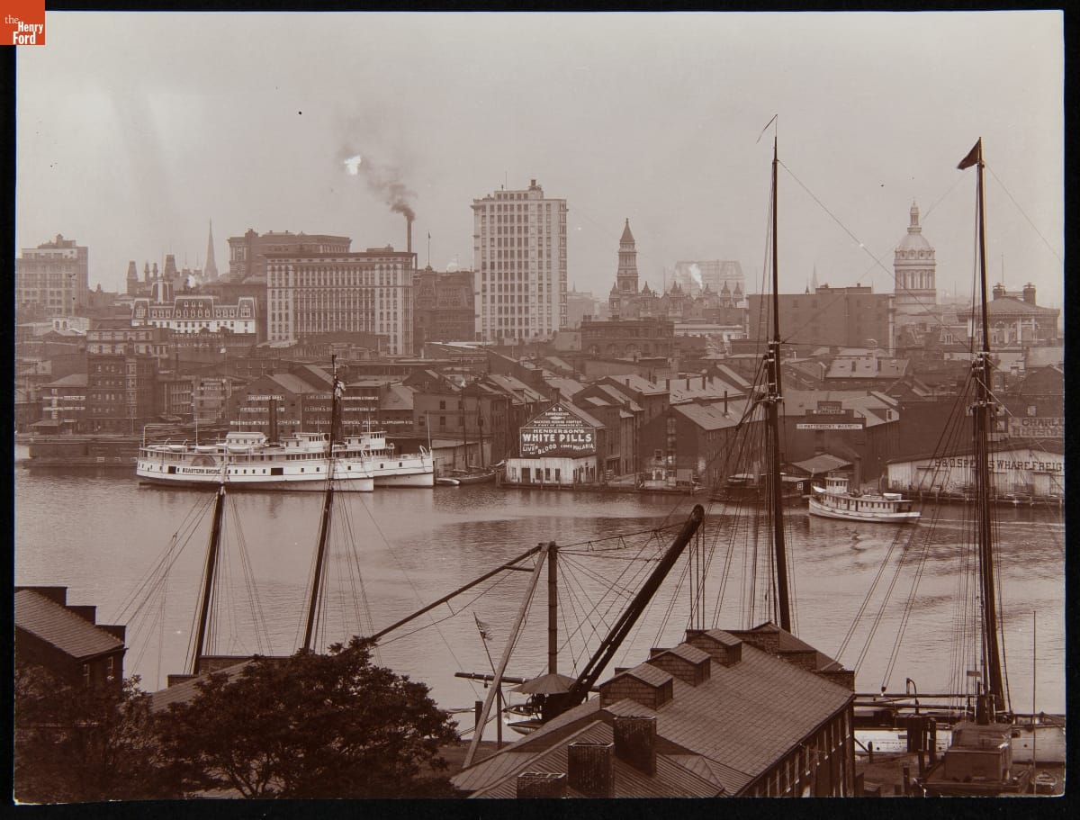Baltimore, Maryland from Federal Hill, 1900-1906