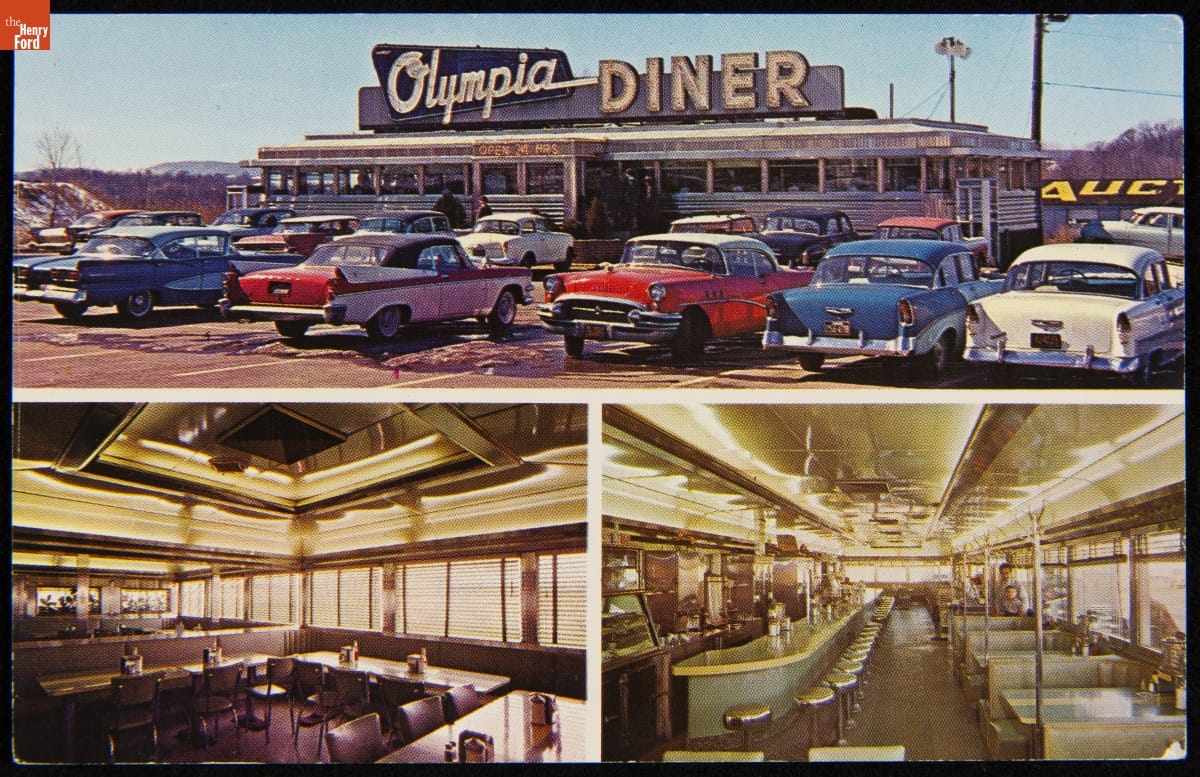Olympia Diner, Newington, Connecticut, circa 1958