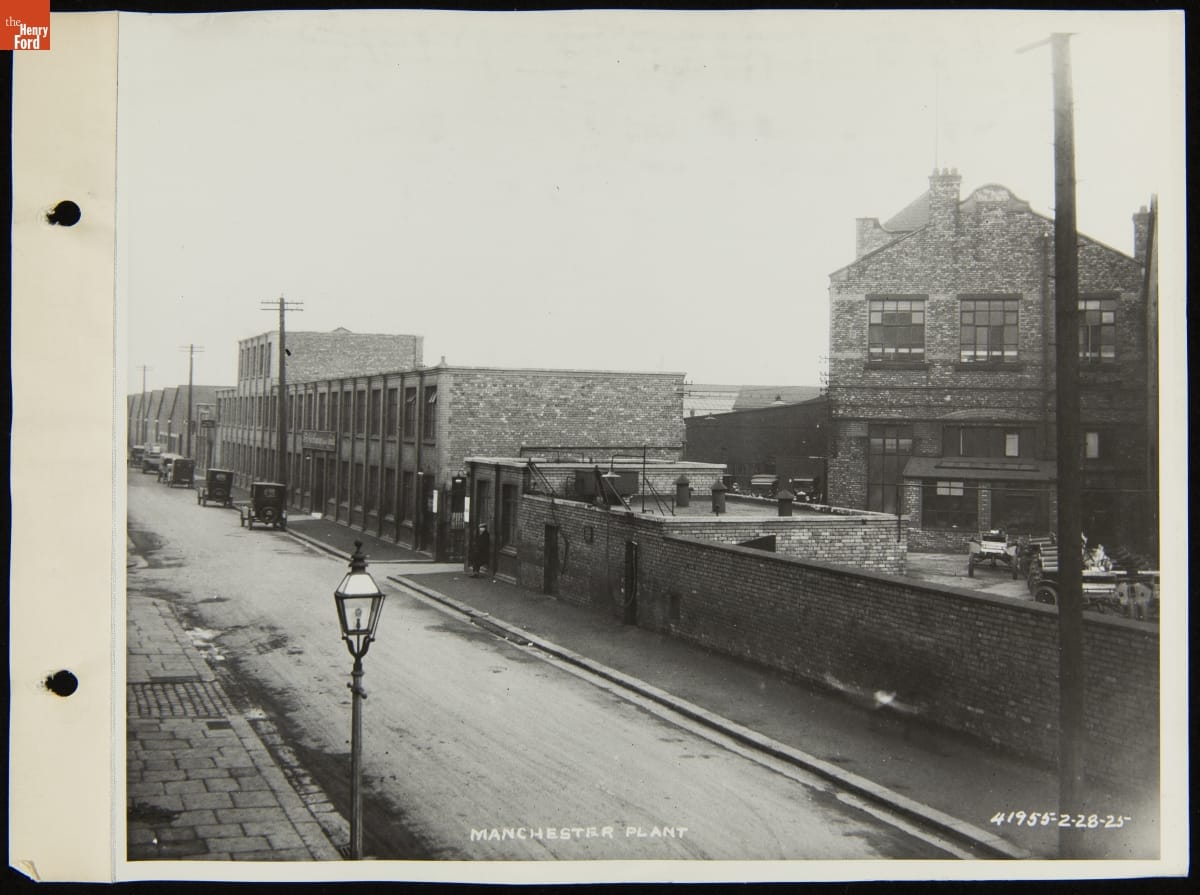 Ford Motor Company Branch in Manchester, England, February 28, 1925