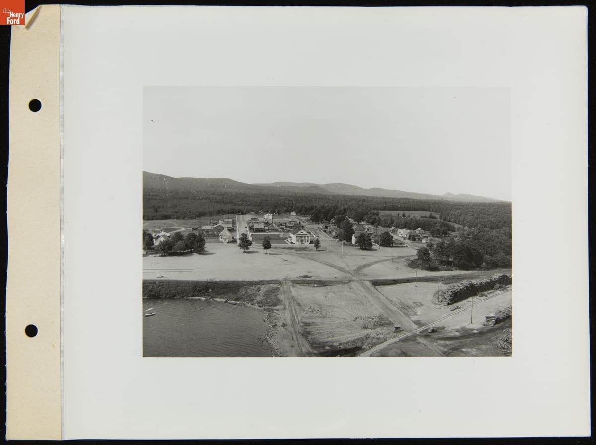 Aerial View of Ford Motor Company Branch in Big Bay, Michigan, July 5, 1944