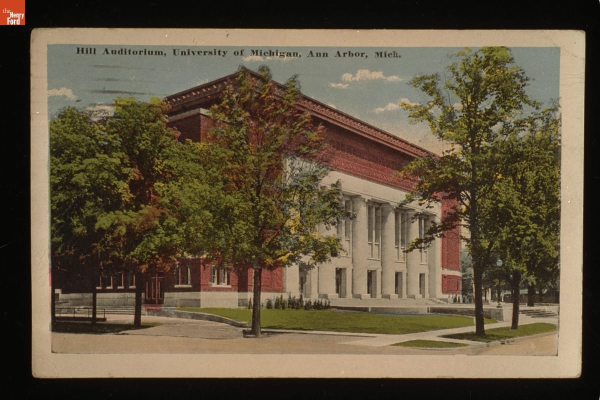 Hill Auditorium, University of Michigan, Ann Arbor, Mich., 1916