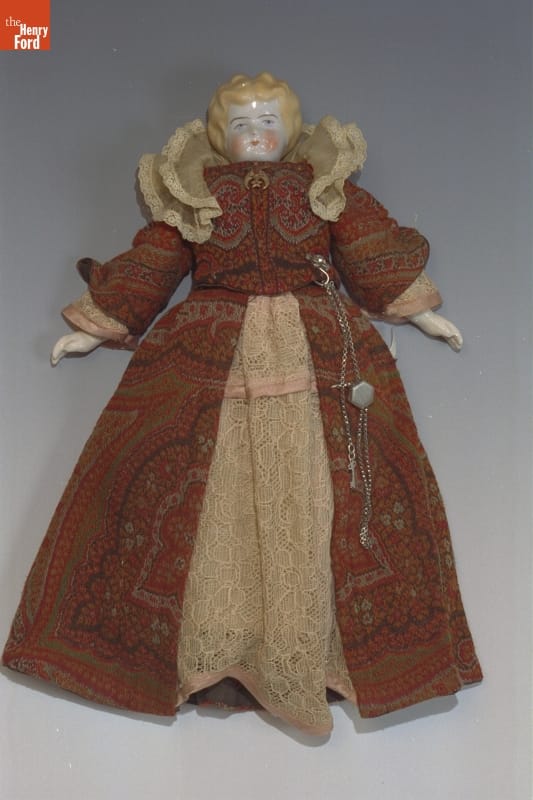 Queen Elizabeth I Doll, 1890-1920