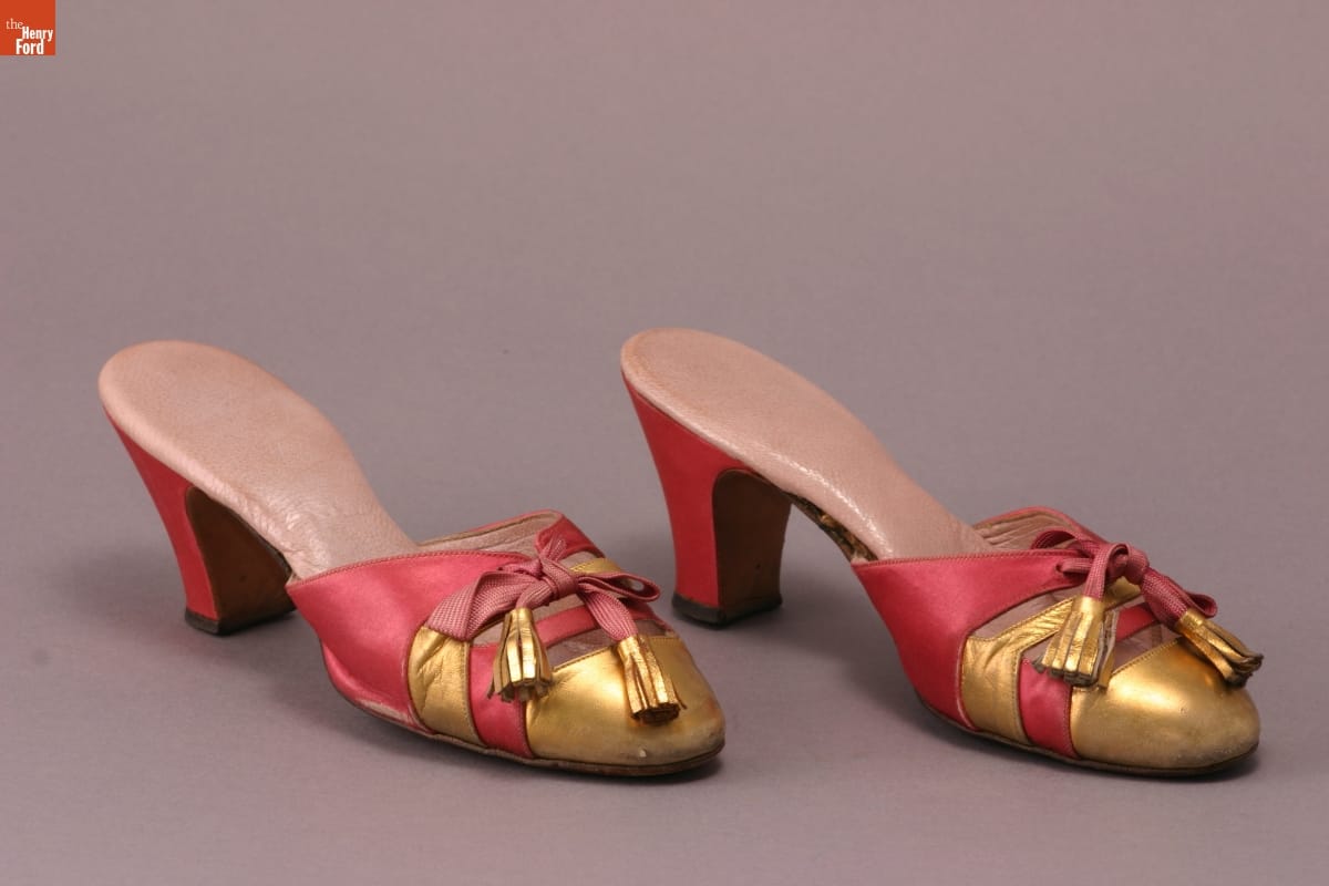 Mules, Worn by Elizabeth Parke Firestone, 1940-1950