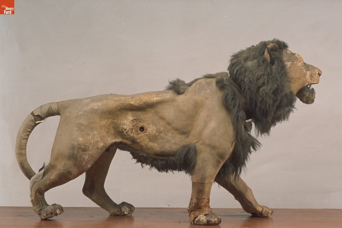Mechanical Toy Lion, 1890-1920