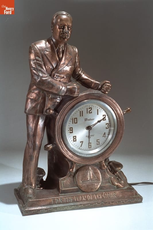 Franklin D. Roosevelt Shelf Clock, 1932-1940