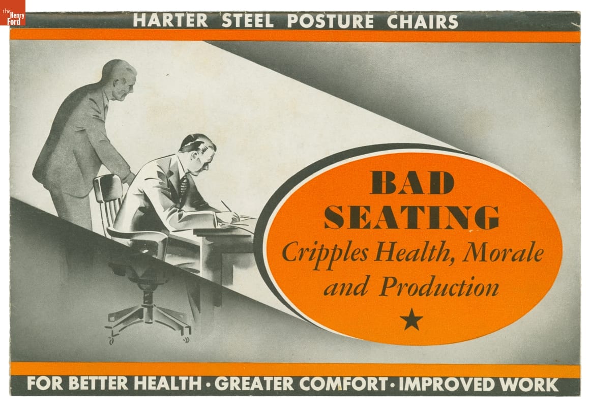 Harter Steel Posture Chairs Sales Brochure, circa 1933