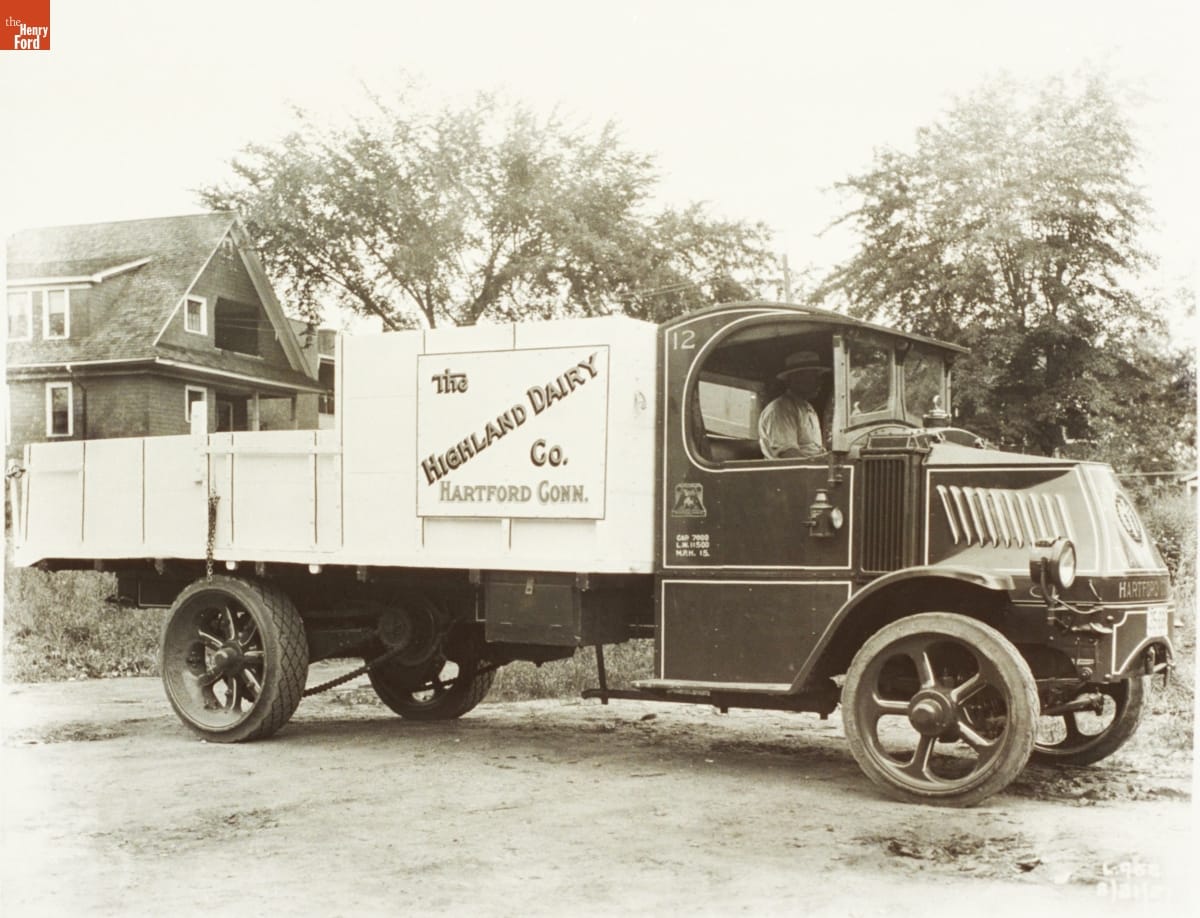 Mack Model AC Truck, "Highland Dairy," August 1927