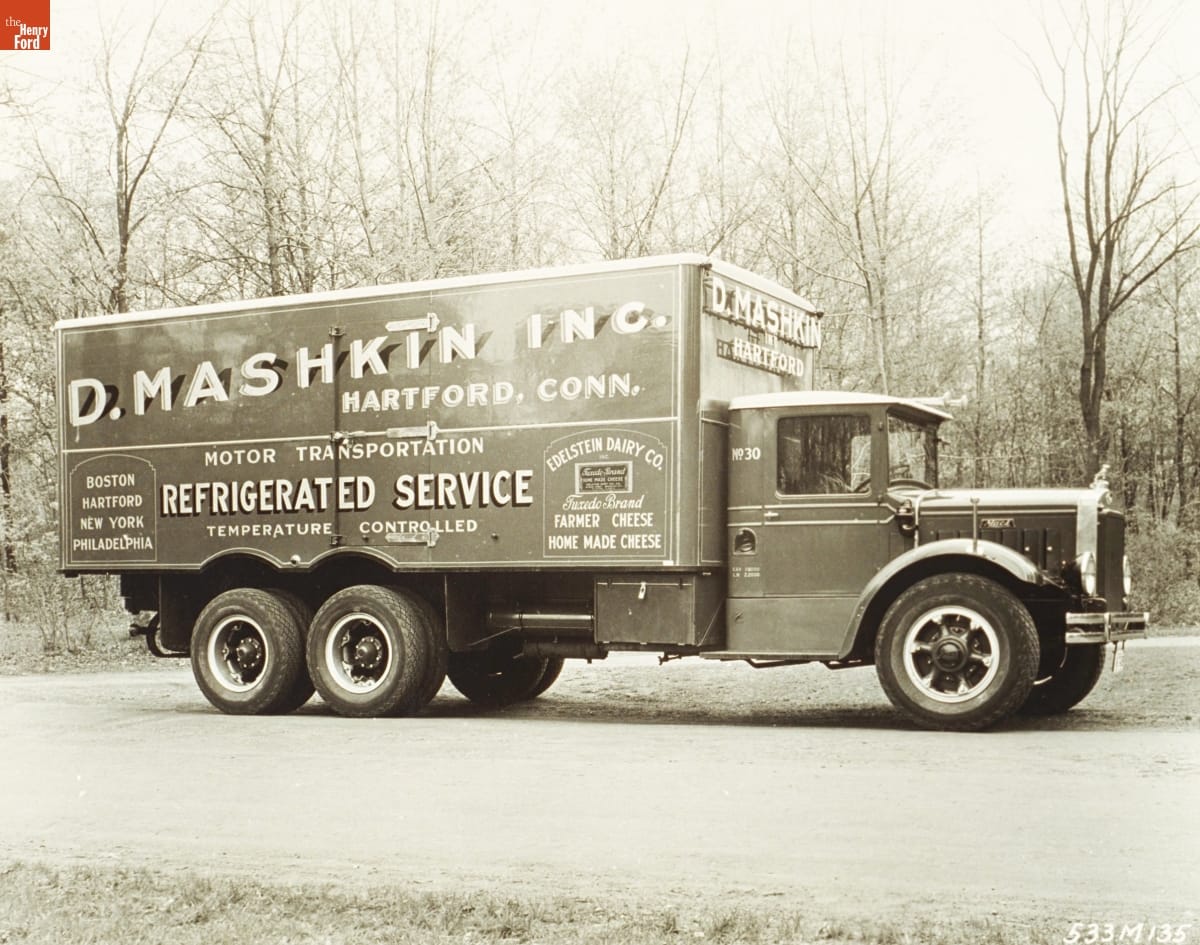 1933 Mack Model BQ Truck, "D. Mashkin Inc.," April 1933