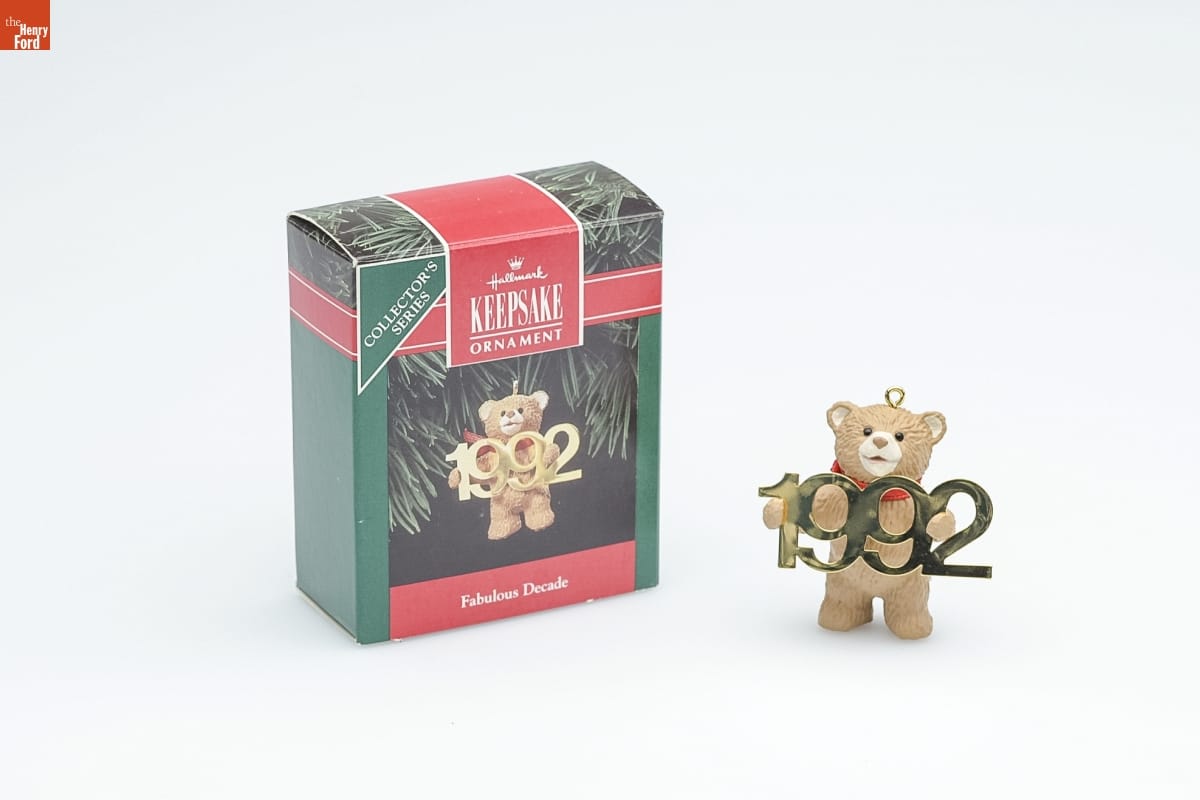 Hallmark "Fabulous Decade Series" Christmas Ornament, 1992
