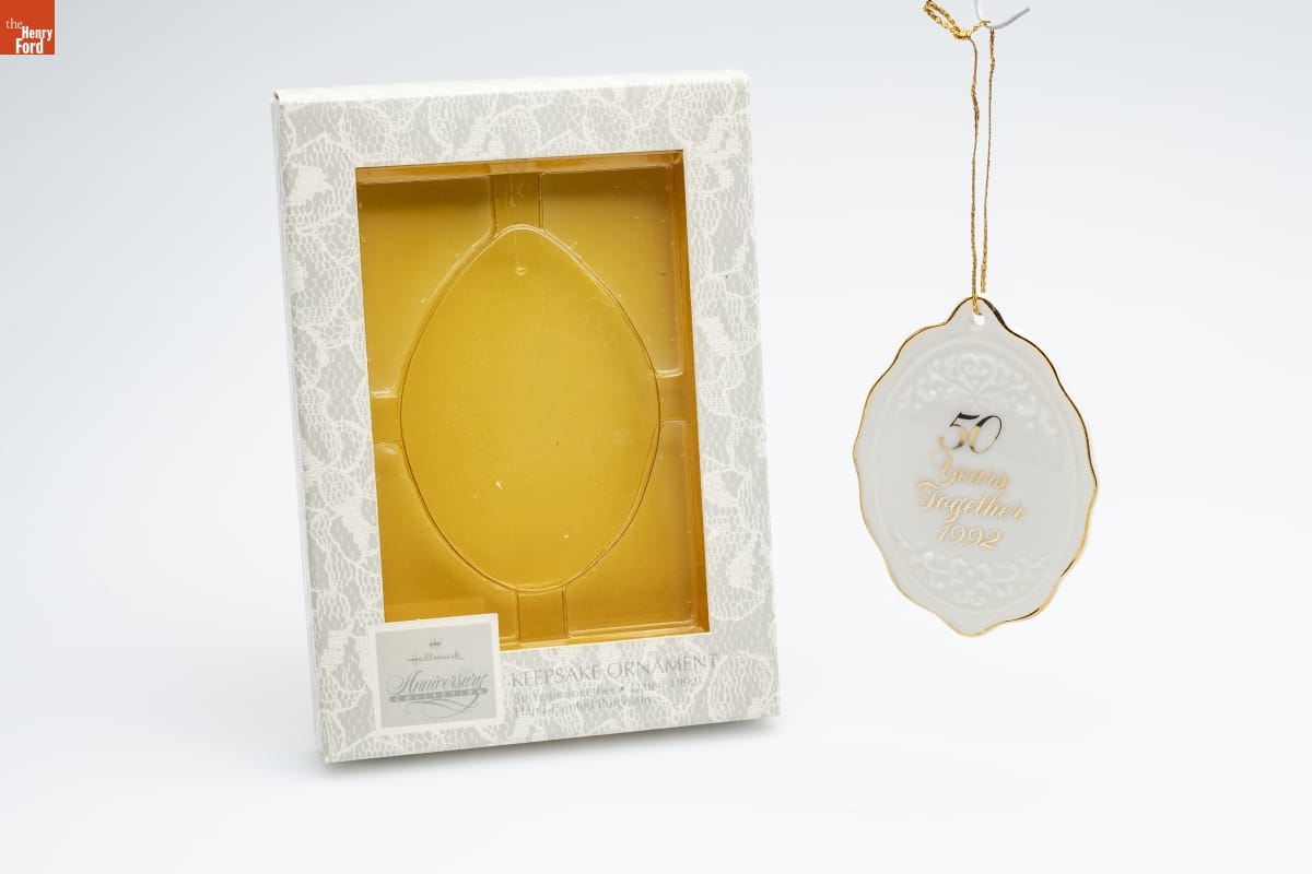 Hallmark "50 Years Together" Christmas Ornament, 1992