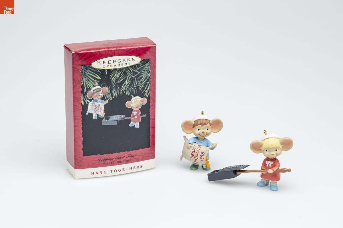 Hallmark "Popping Good Times" Christmas Ornament, 1993