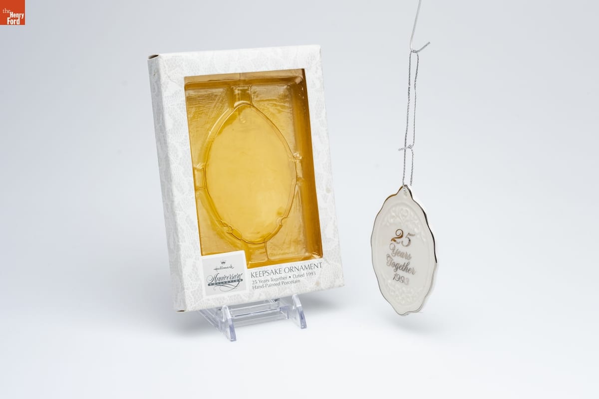 Hallmark "25 Years Together" Christmas Ornament, 1993