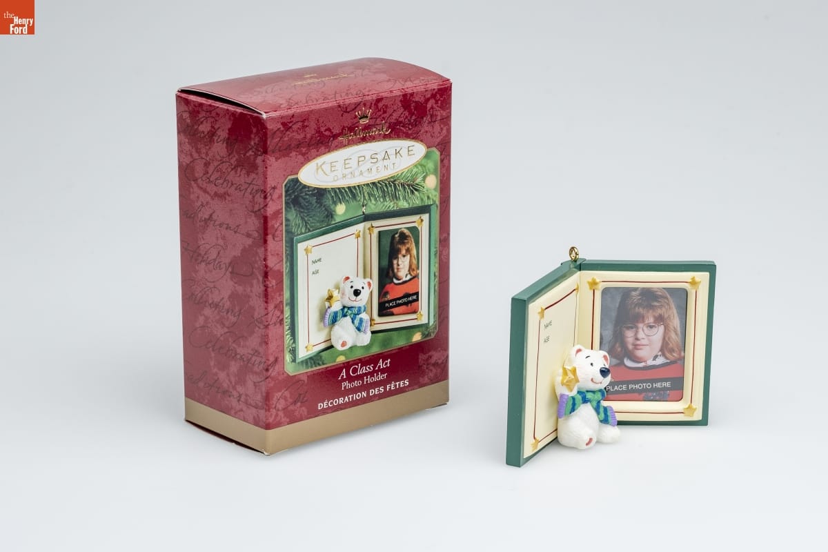 Hallmark "A Class Act Photo Holder" Christmas Ornament, 2000