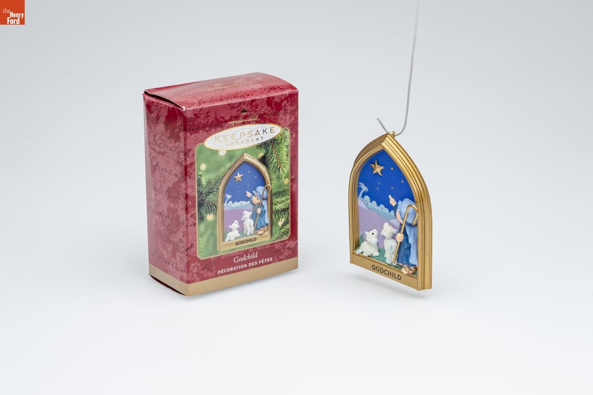 Hallmark "Godchild" Christmas Ornament, 2000