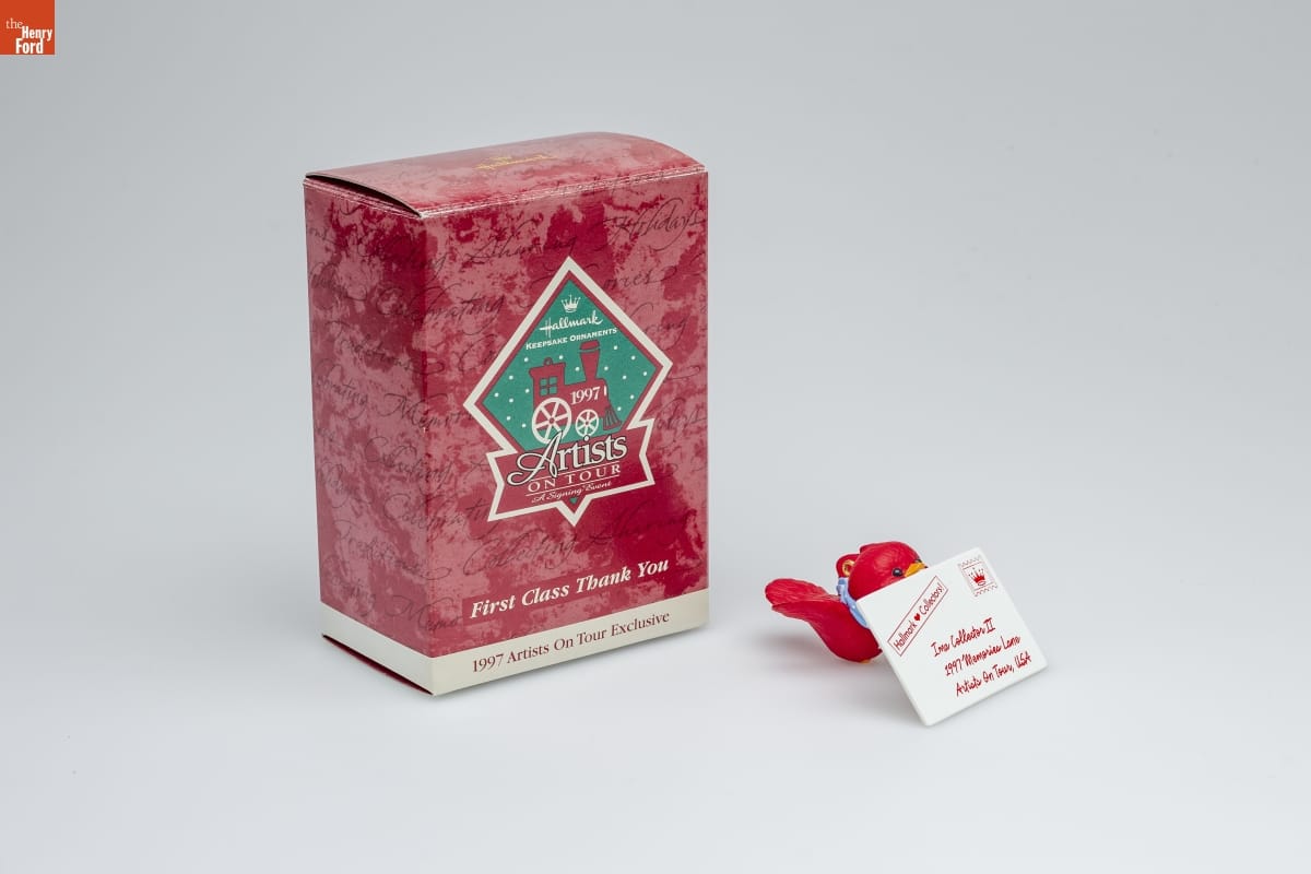 Hallmark "First Class Thank You" Collector's Club Christmas Ornament, 1997