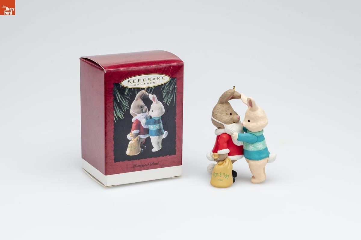 Hallmark "Mom and Dad" Christmas Ornament, 1994