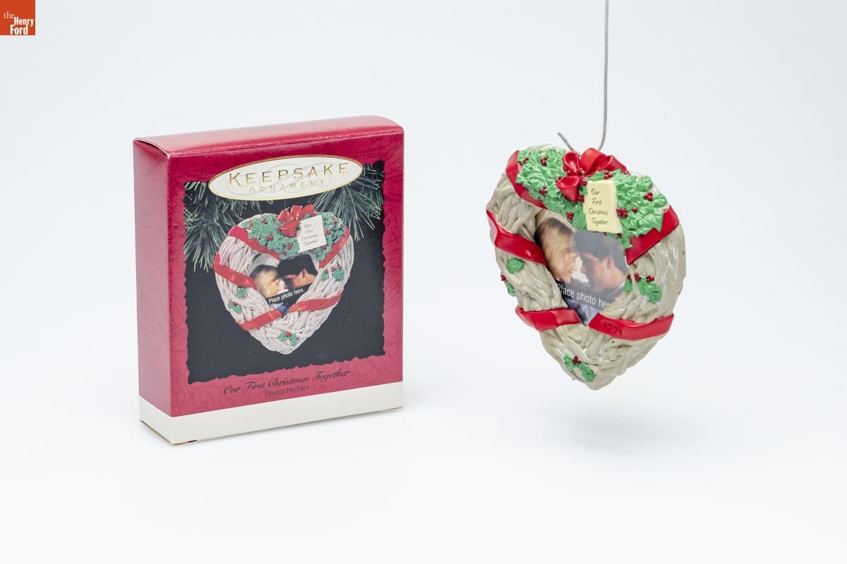 Hallmark "Our First Christmas Together Photo Holder" Christmas Ornament, 1994