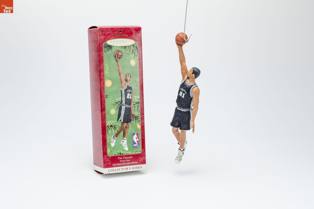 Hallmark "Hoop Stars Series: Tim Duncan" Christmas Ornament, 2001