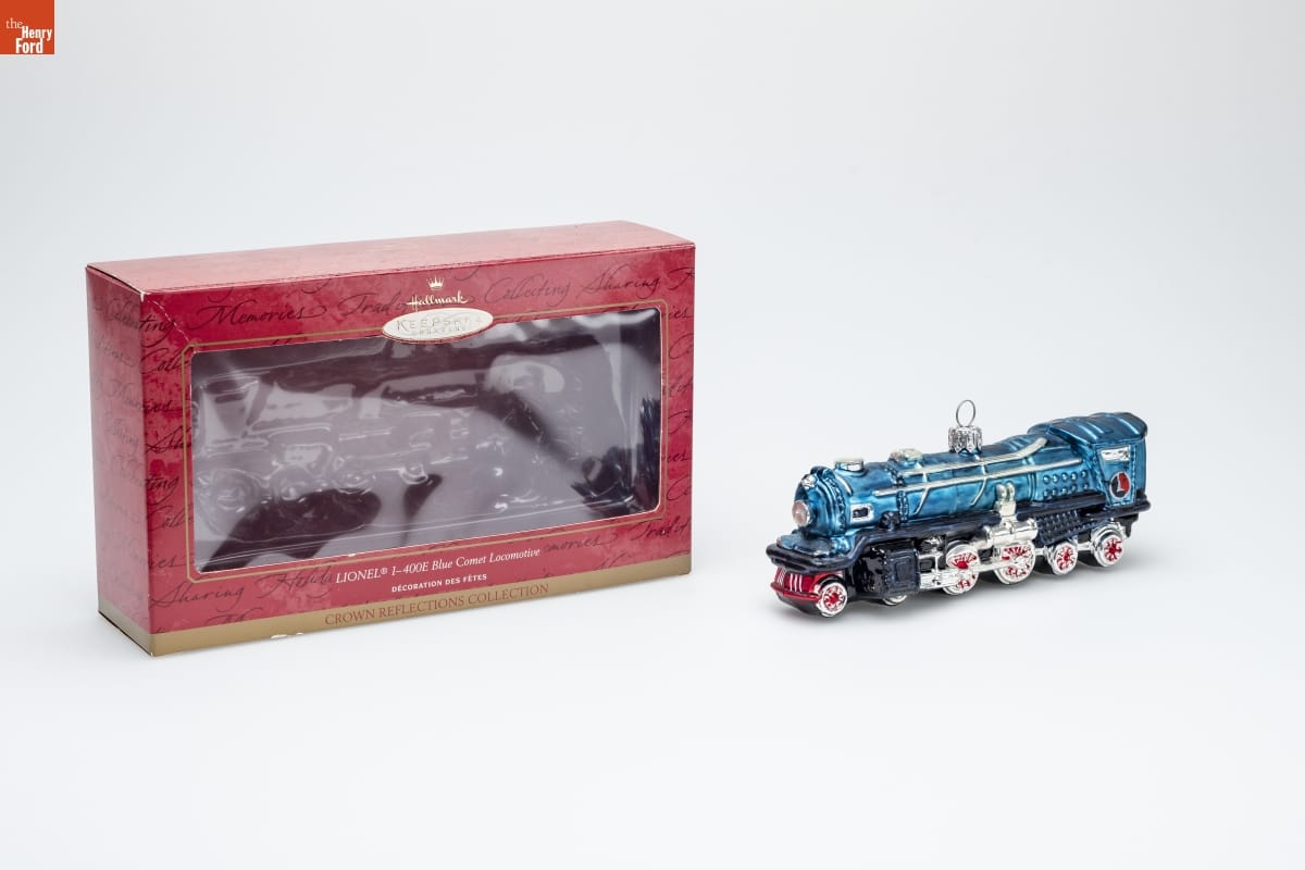 Hallmark "LIONEL I-400E Blue Comet Locomotive" Christmas Ornament, 2001