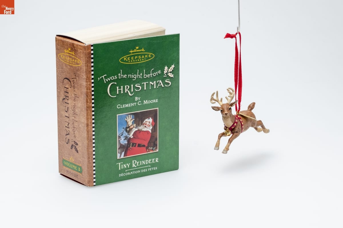 Hallmark "'Twas the Night Before Christmas: Tiny Reindeer" Christmas Ornament, 2001