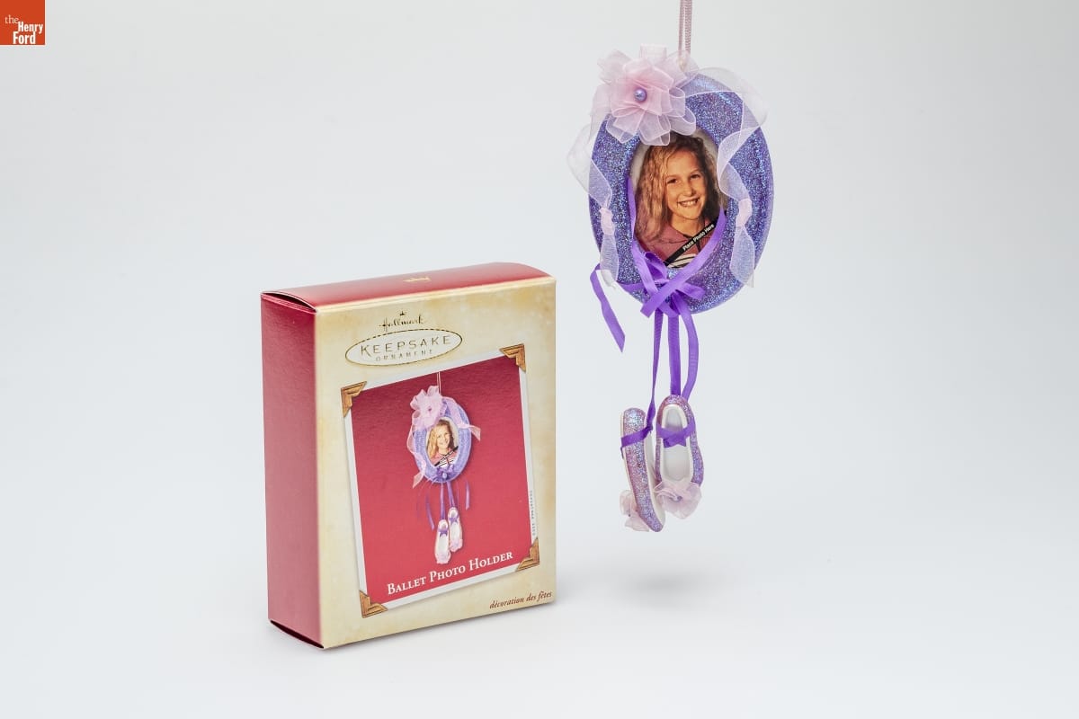Hallmark "Ballet Photo Holder" Christmas Ornament, 2002