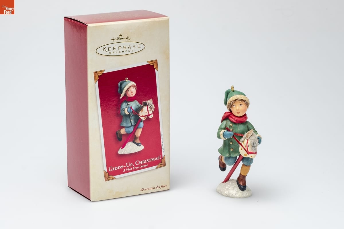 Hallmark "A Visit from Santa: Giddy-Up, Christmas!" Christmas Ornament, 2003