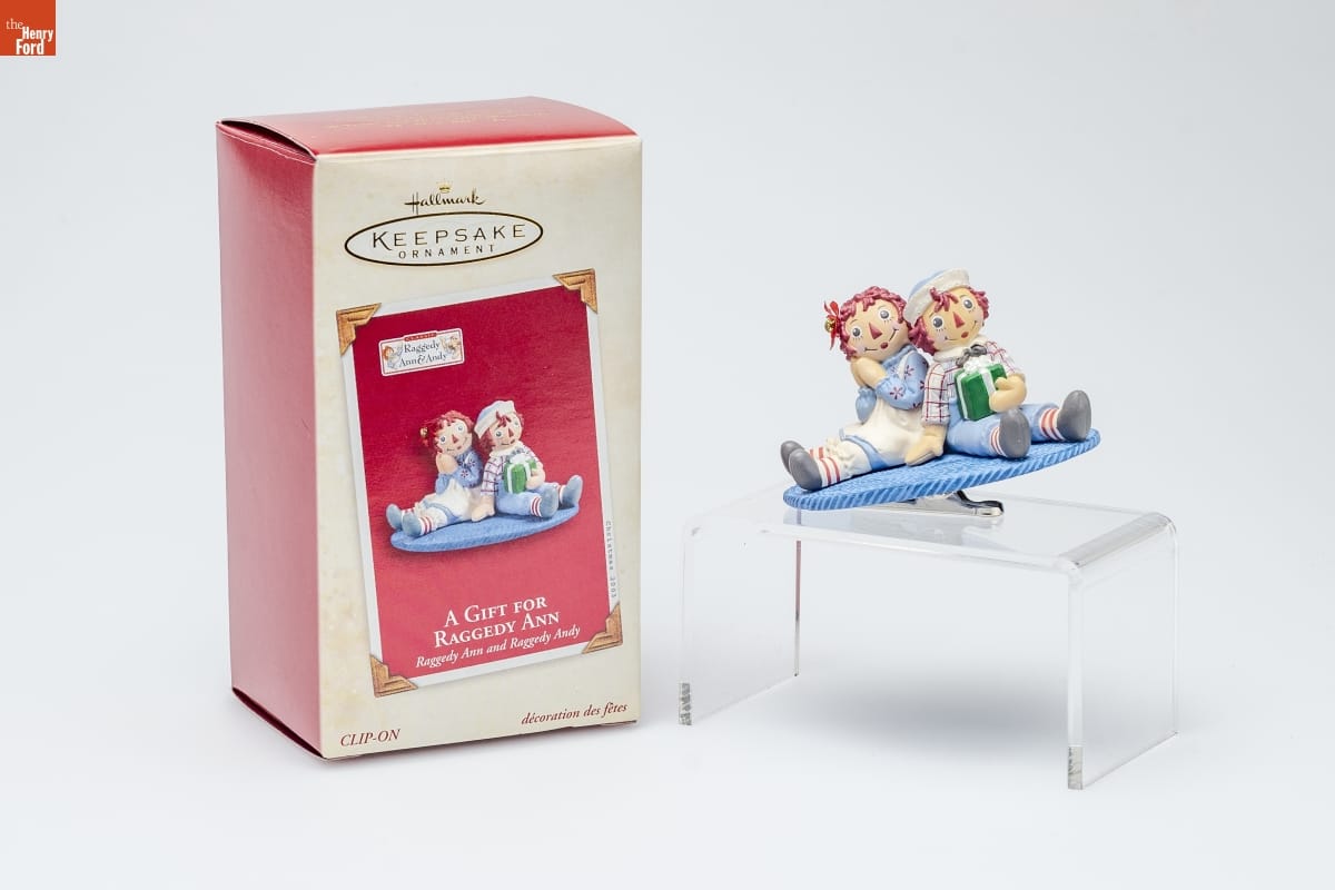 Hallmark "Raggedy Ann and Raggedy Andy: A Gift for Raggedy Ann" Christmas Ornament, 2003