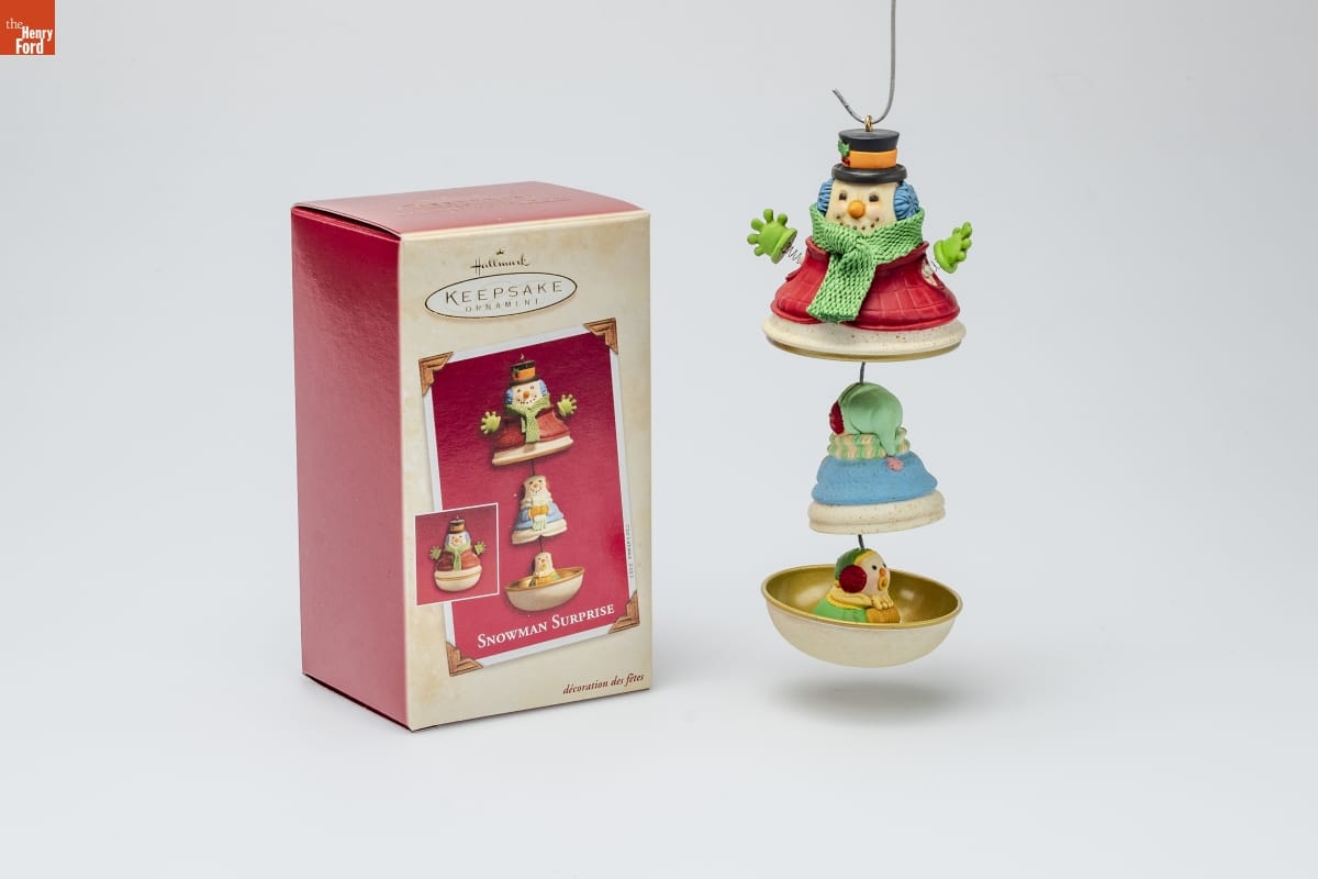 Hallmark "Snowman Surprise" Christmas Ornament, 2003