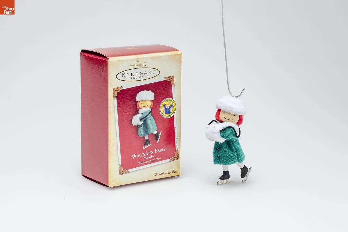 Hallmark "Celebrating 65 Years of Madeline: Winter in Paris" Christmas Ornament, 2004