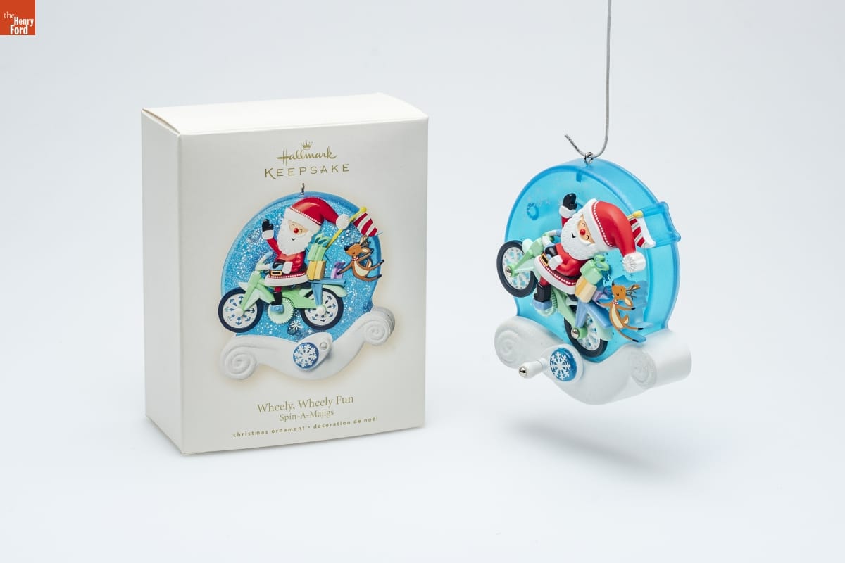 Hallmark "Spin-A-Majigs Collection: Wheely, Wheely Fun" Christmas Ornament, 2008
