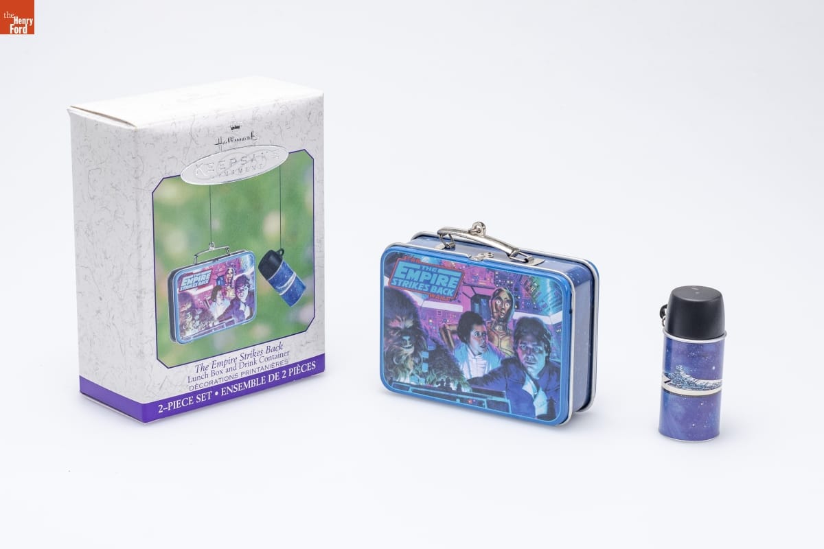 Hallmark "Star Wars The Empire Strikes Back: Lunch Box and Drink Container" Spring Ornaments, 2001